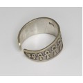 vechi inel egiptean " ANKH ". argint. atelier egiptean cca 1930